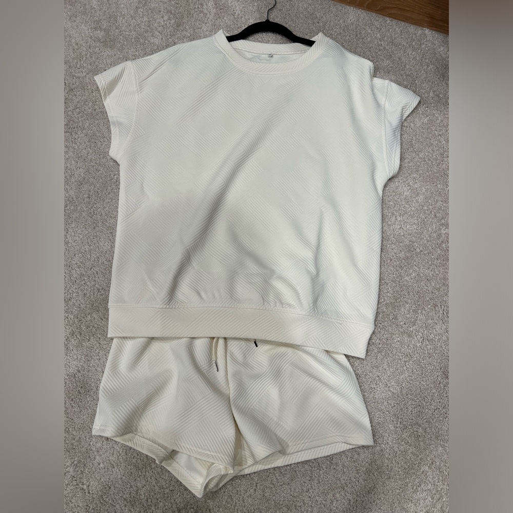 Women’s two piece textured set